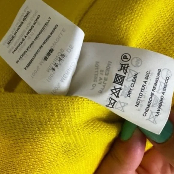 J.Crew yellow merino wool knit pencil skirt size small - Picture 12 of 14